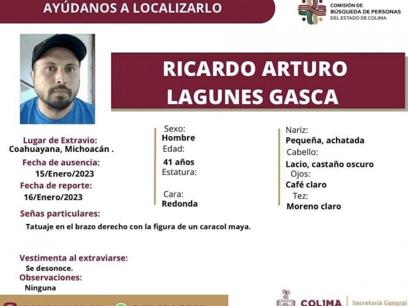 Trabaja FGE con autoridades de Colima para búsqueda de abogado