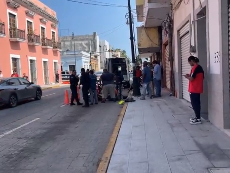 Trabajador lesionado tras desprendimiento de lámpara en avenida Zaragoza