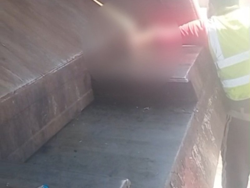 Trabajador queda prensado en el removedor del camión recolector, Oaxaca
