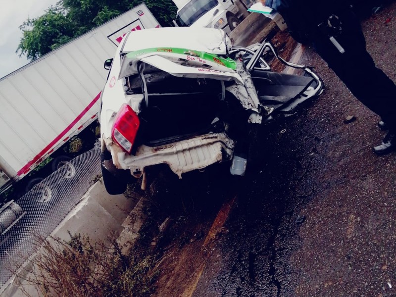 Trabajadores al volante urgen a gobiernos reparación carretera por accidentes