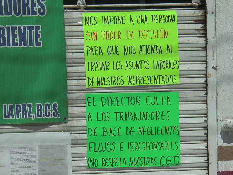 Trabajadores de Conagua exigen destitucion de Director regional