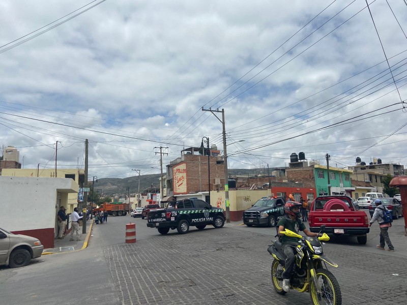 Trabajadores de la construcción bloquean calles de Guadalupe