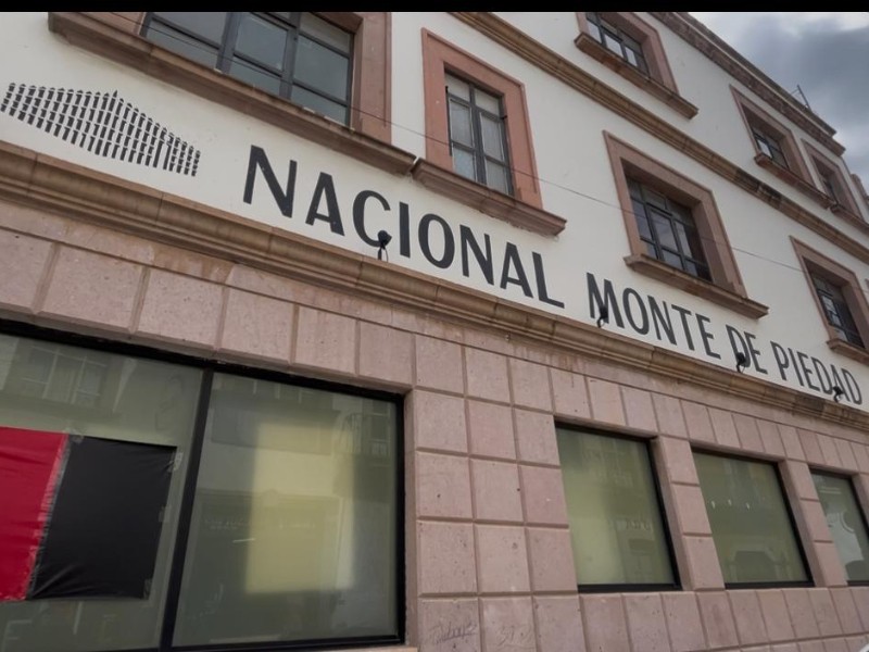Trabajadores de Nacional Monte de Piedad en Zacatecas mantienen huelga