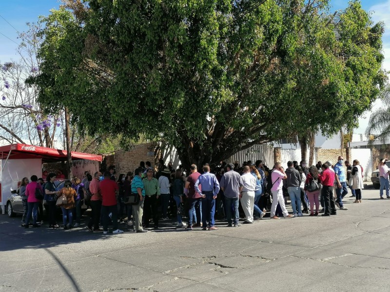 Trabajadores de SEPEN se manifestaron, piden respeto a sus derechos