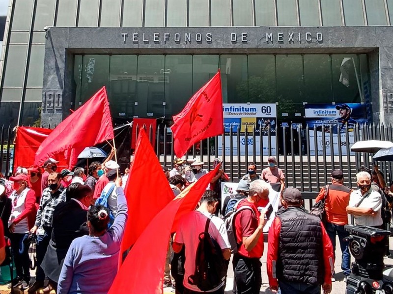 Trabajadores de Telmex se van a huelga