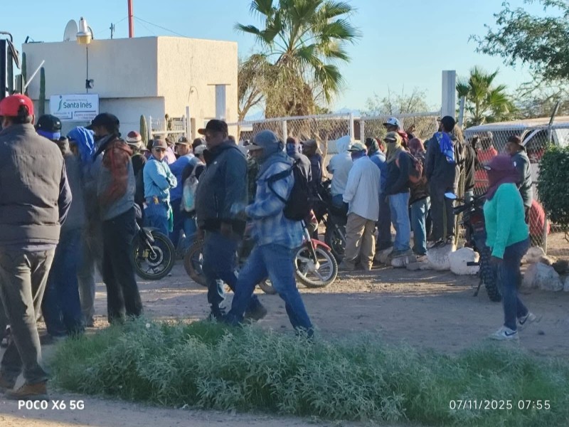 Trabajadores del Empaque Santa Inés vuelven a huelga por falta de pago