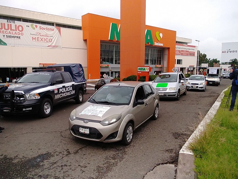 Trabajadores del espectáculo de nueva cuenta se manifiestan en Morelia