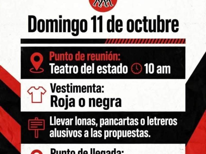 Trabajadores del IMSS marcharán este domingo en Xalapa
