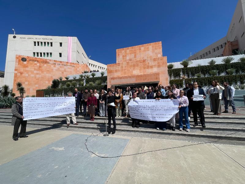 Trabajadores del Poder Judicial exigen respeto a derechos laborales