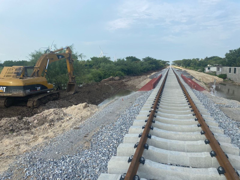 Trabajadores del tren transísmico realizan paro de labores por adeudos