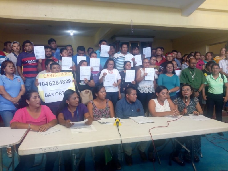 Trabajadores despedidos denuncian al Presidente de Salina Cruz