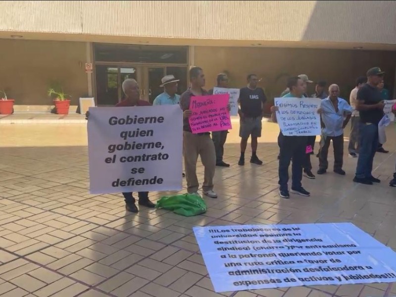 Trabajadores sindicalizados rechazan reingienería de la UAS; afecta sus derechos laborales