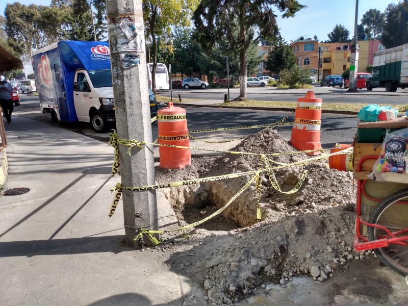 Trabajos de drenaje causan molestia en Infonavit San Francisco