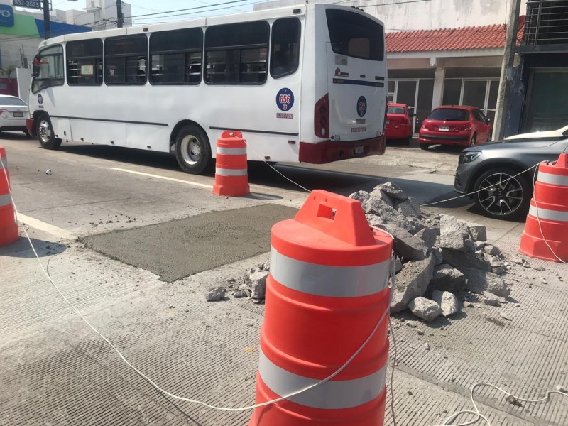 Trabajos en Ruiz Cortines continuarán hasta el domingo