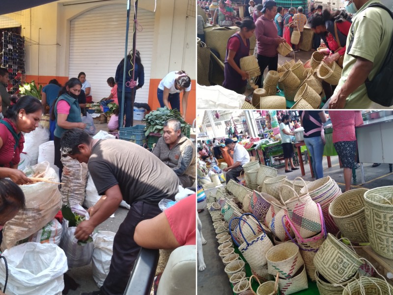 Tradición, comercio y trueque en la Plaza Grande de Ajalpan