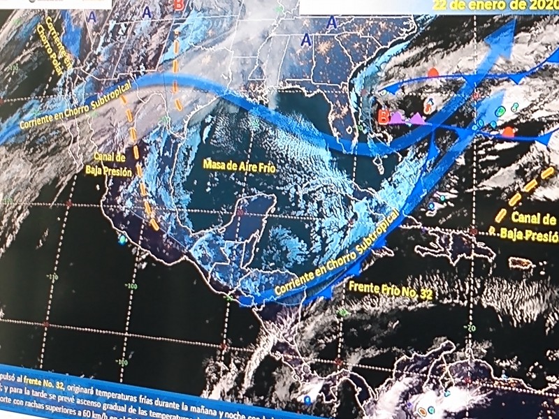 Traerá lluvias sistema frontal en zona norte