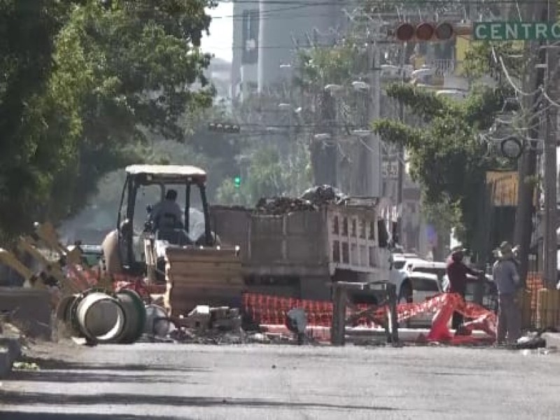 Tráfico lento en la Gabriel Leyva extreme precauciones