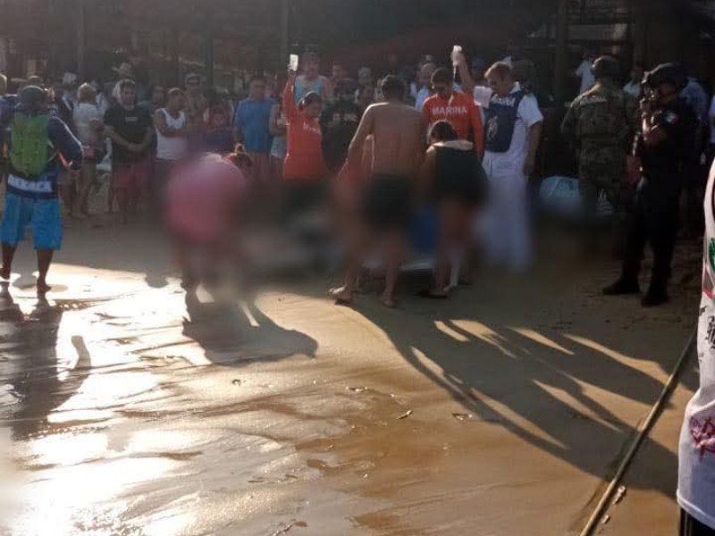 Tragedia en Playa Cacaluta: adulto mayor muere ahogado