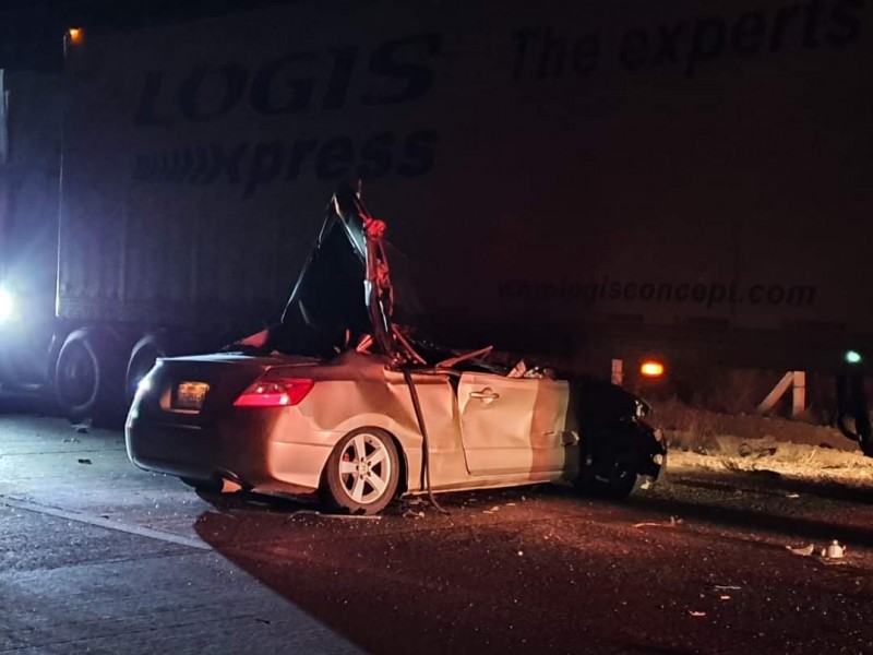 Trágico accidente a la altura de los Arrieros
