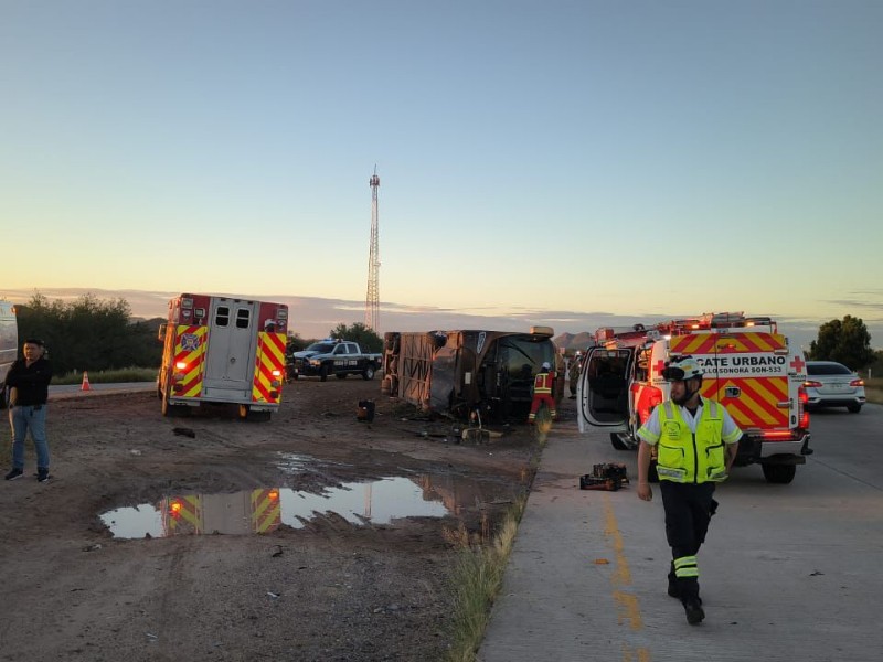 Trágico accidente de autobús deja como saldo 7 personas fallecidas