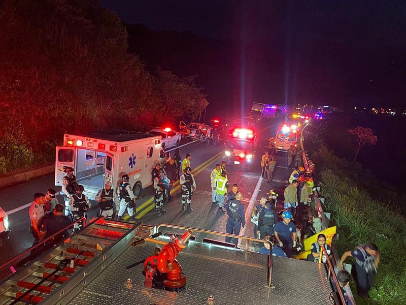 Trágico accidente en Tepic deja 15 personas fallecidas