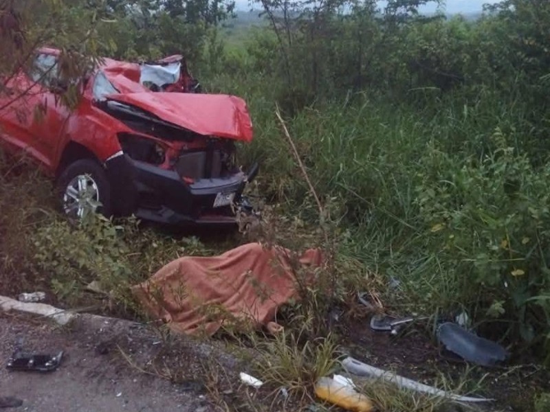 Trágico accidente mueren autoridades de San Juan Mazatlán Mixe