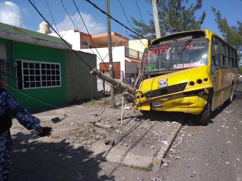 Trágico accidente provocado por transporte urbano