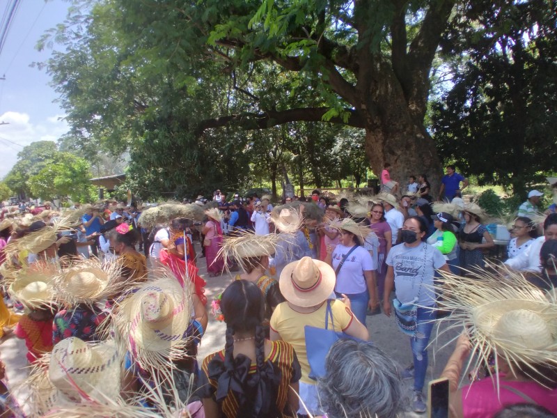Traída de flores a Palo Grande, tradición arraigada en Tehuantepec