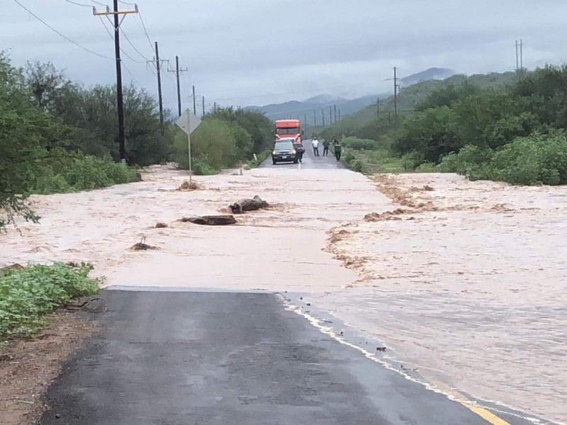 Tramos carreteros cerrados por precaución