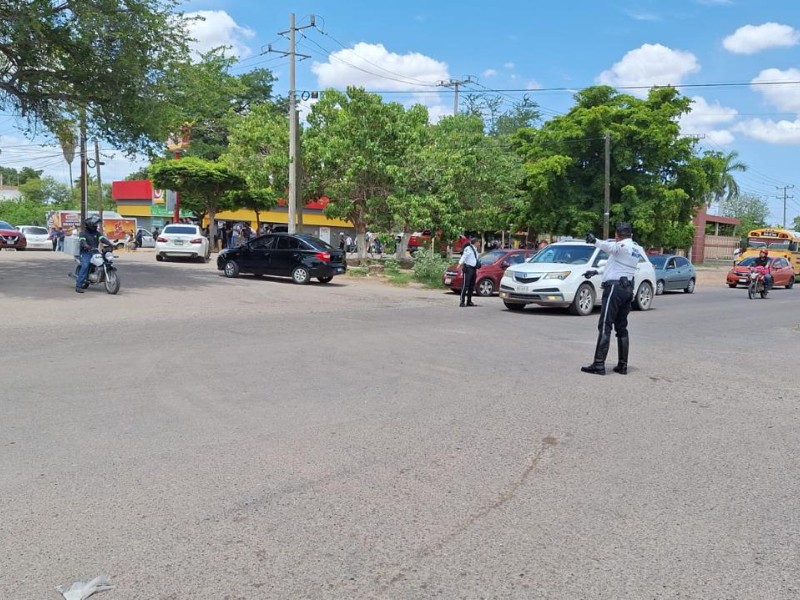 Tránsito de Ahome listo con operativo vial por regreso a clases
