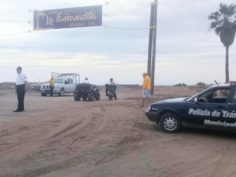 Tránsito y PC mantienen operativo en playas