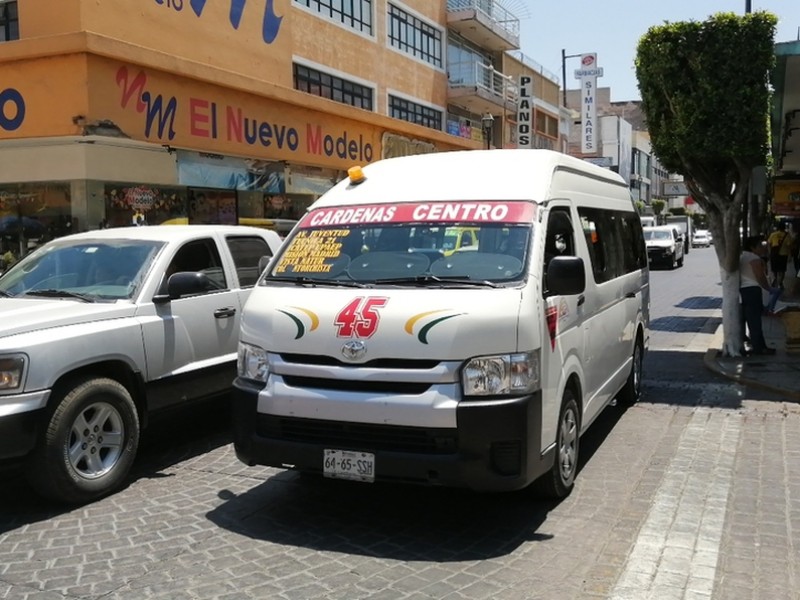 Transporte en Tehuacán detendrá labores hasta 8:30 de la noche