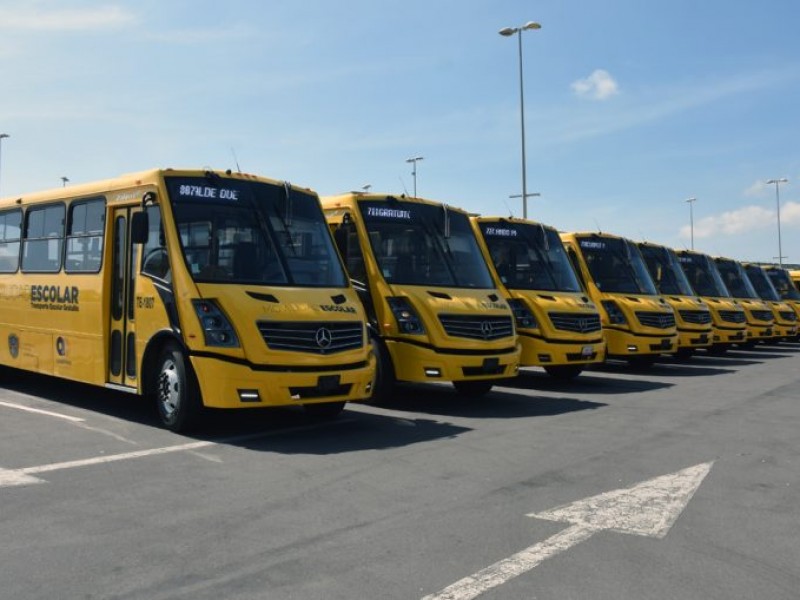Transporte escolar gratuito tendrá 30 nuevos camiones