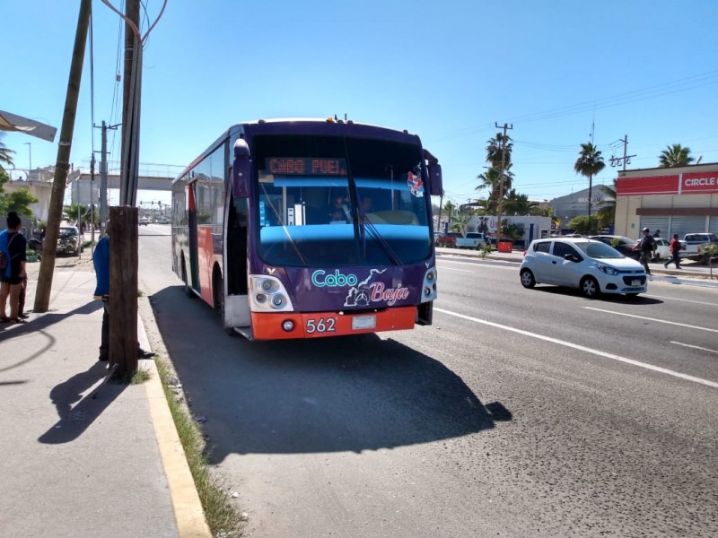 Transporte opera Sin superposiciones por parte de SCT