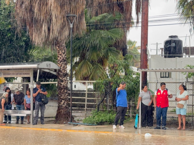 Transporte público en Los Cabos será intermitente durante “Priscilla”