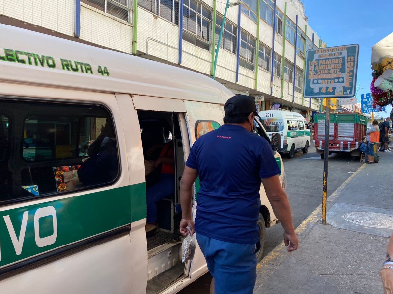 Transporte público en pésimas condiciones y sin seguridad