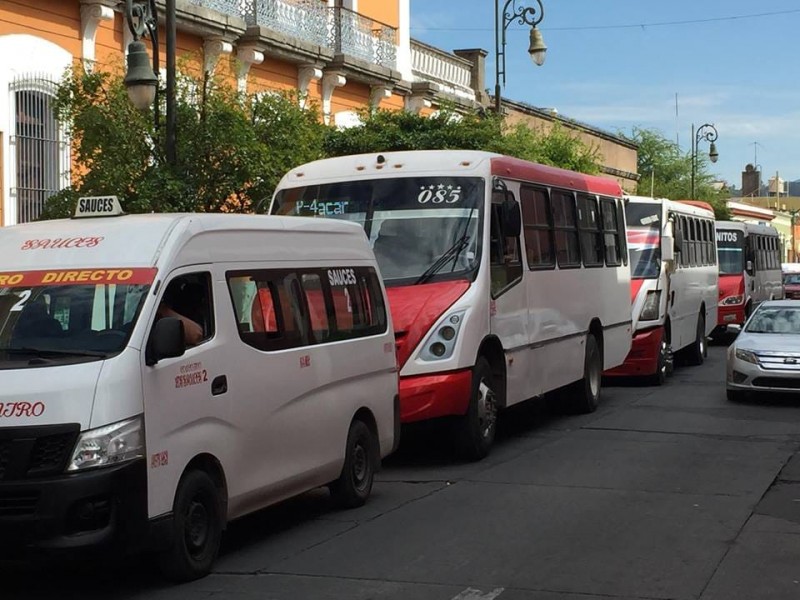 Transporte público no se va del centro histórico