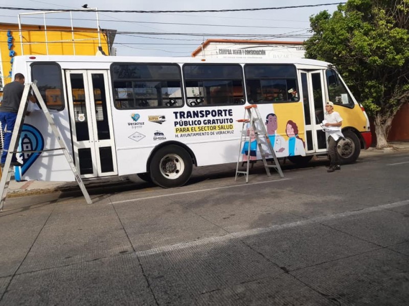 Transporte público será gratuito para trabajares de Sector Salud