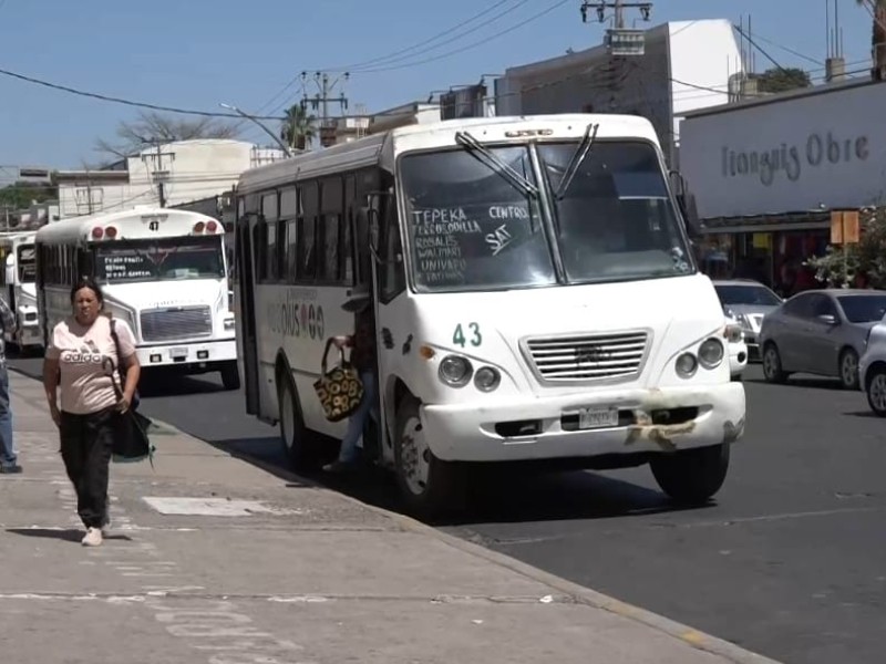 Transporte urbano sofocante, solo 6 cuentan con aire acondicionado