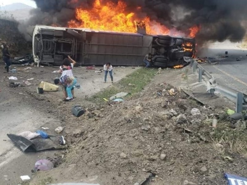 Transportes turísticos TLA responsable de accidente carretero