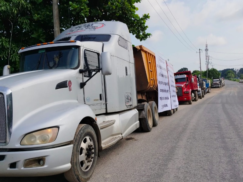 Transportistas de la zona norte de Chiapas piden un alto al pirataje