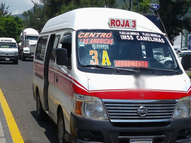 Transportistas de Morelia aún sin poderse recuperar