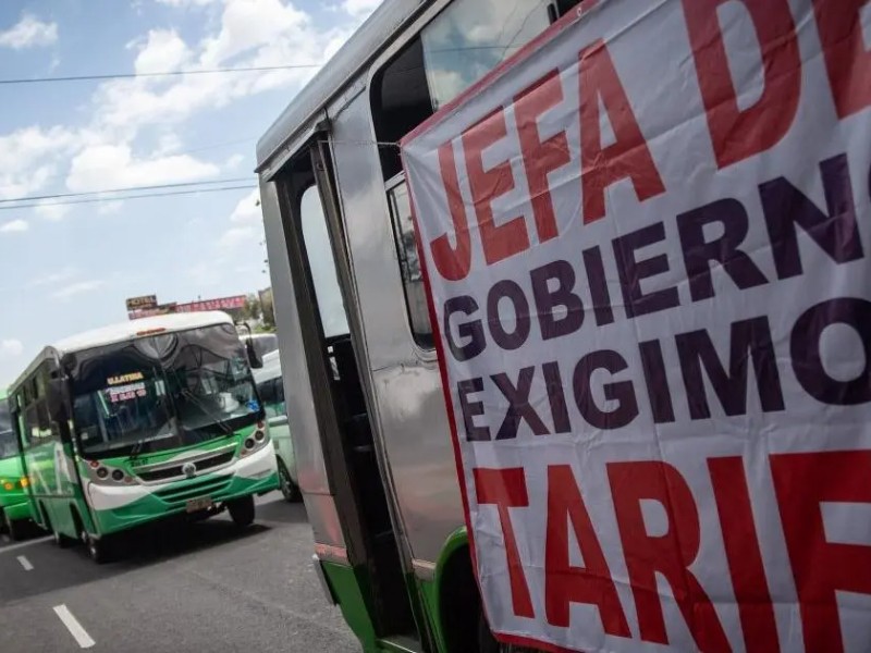 Transportistas desquiciarán con bloqueos la CDMX el 1 de septiembre