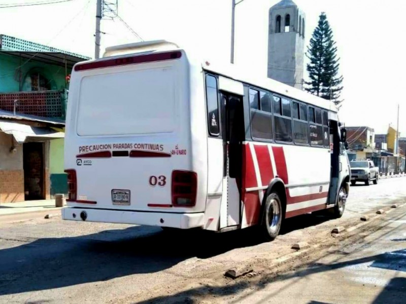 Transportistas inconformes por operativo de Cocotra con transporte foráneo