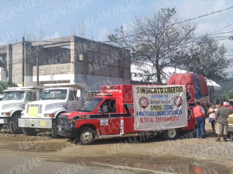 Transportistas realizan manifestación pacífica en respaldo del S-libertad