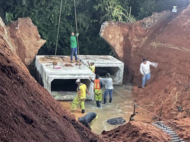 Tras afectaciones, carretera 180 quedaría totalmente reparada el lunes