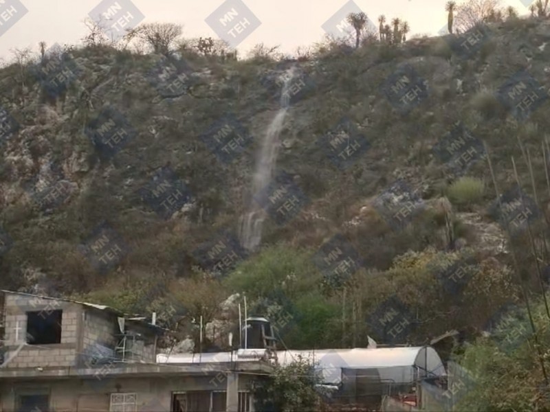 Tras generarse cascadas piden sistemas de captación de agua