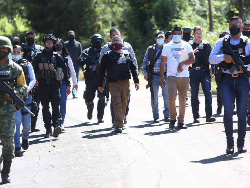 Tras masacre en Tarecuato comprometen seguridad; aún buscan a responsables
