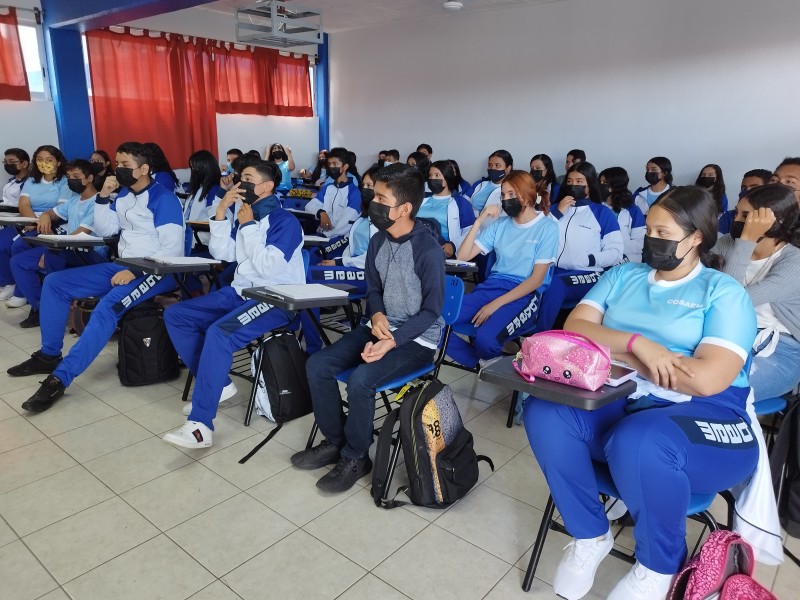 Tras paro de la labores sindical, COBAEM plantel Zamora reanuda labores