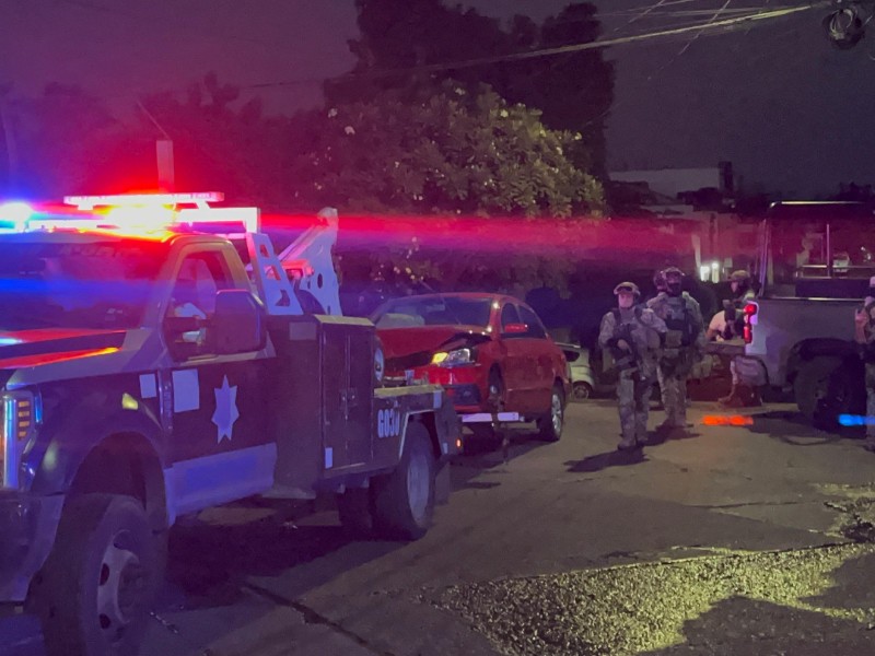 Tras persecución a balazos en la Rafael Buelna detienen a dos